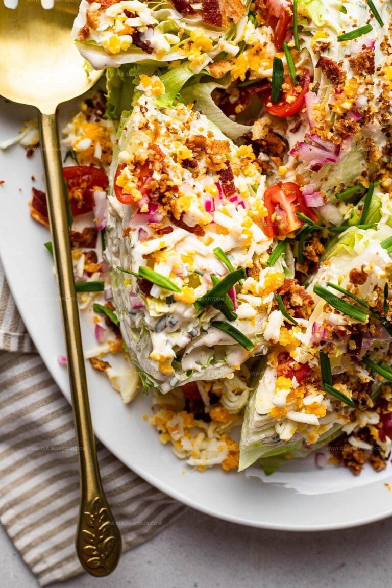 Loaded Iceberg Wedge Salad Recipe