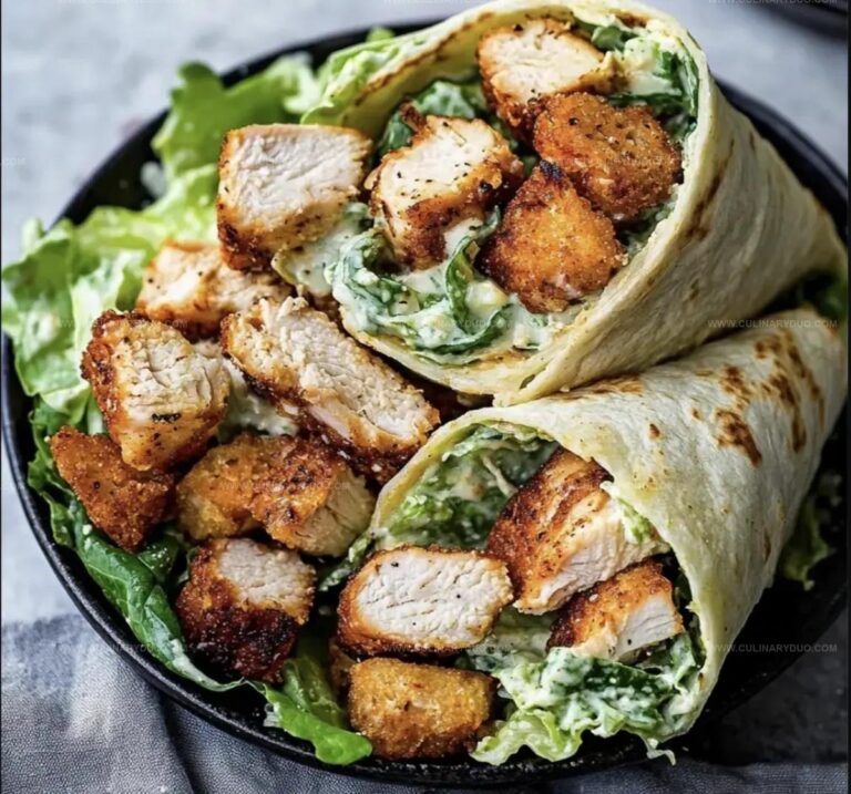 Chicken Caesar Wraps Recipe