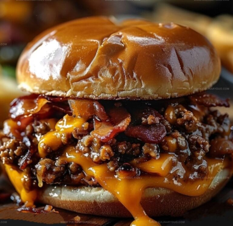 Bacon, Beer and Cheese Sloppy Joes Recipe