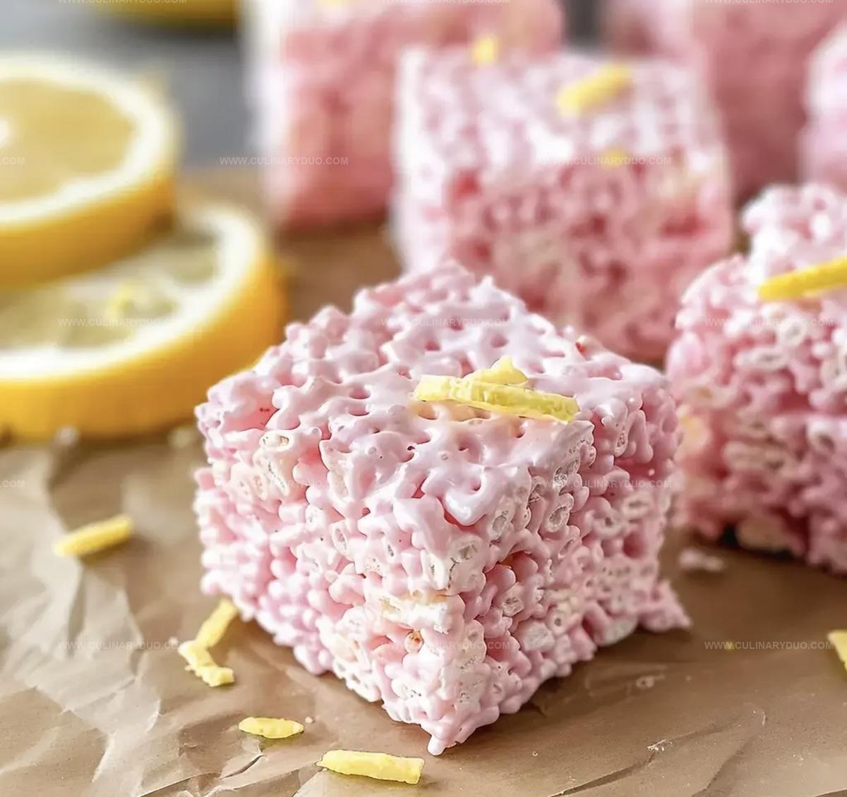 Pink Lemonade Rice Krispie Treats Recipe