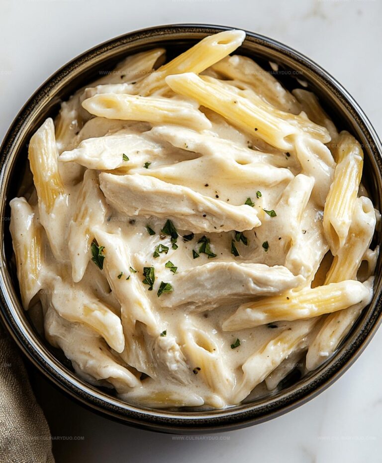 Crockpot Chicken Alfredo Pasta Recipe