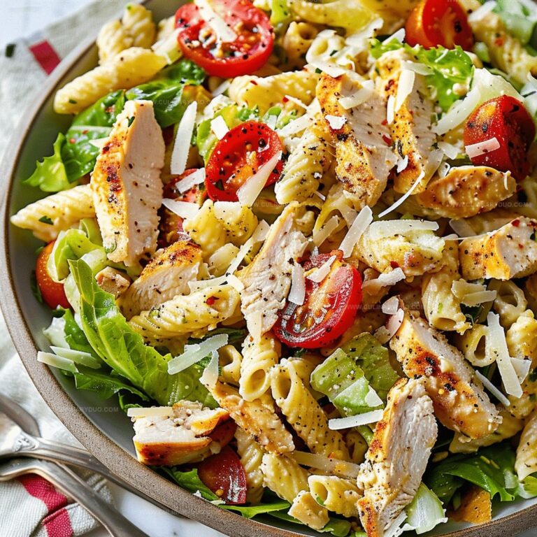 Chicken Caesar Pasta Salad Recipe