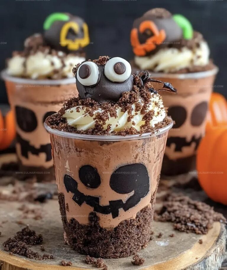 Halloween Dirt Cups Recipe