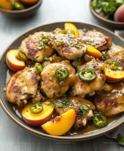 jalapeno peach chicken recipe