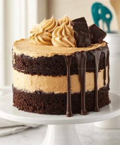 Homemade Chocolate Peanut Butter Cake Recipe