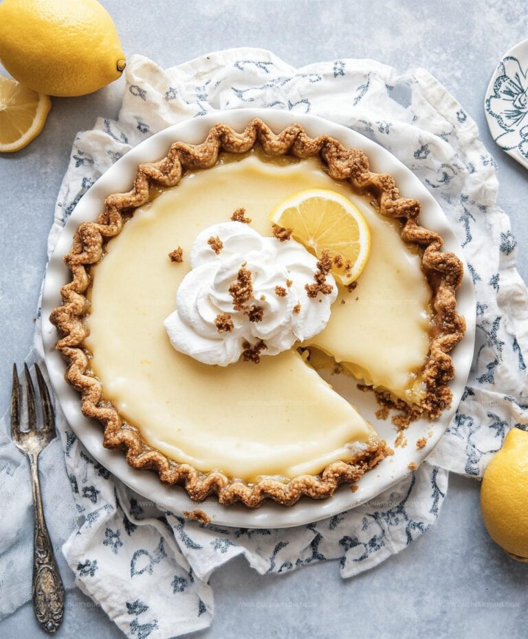 Creamy Lemon Pie Recipe