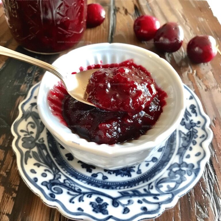 Sour Cherry Jam (No Pectin, Small Batch) Recipe