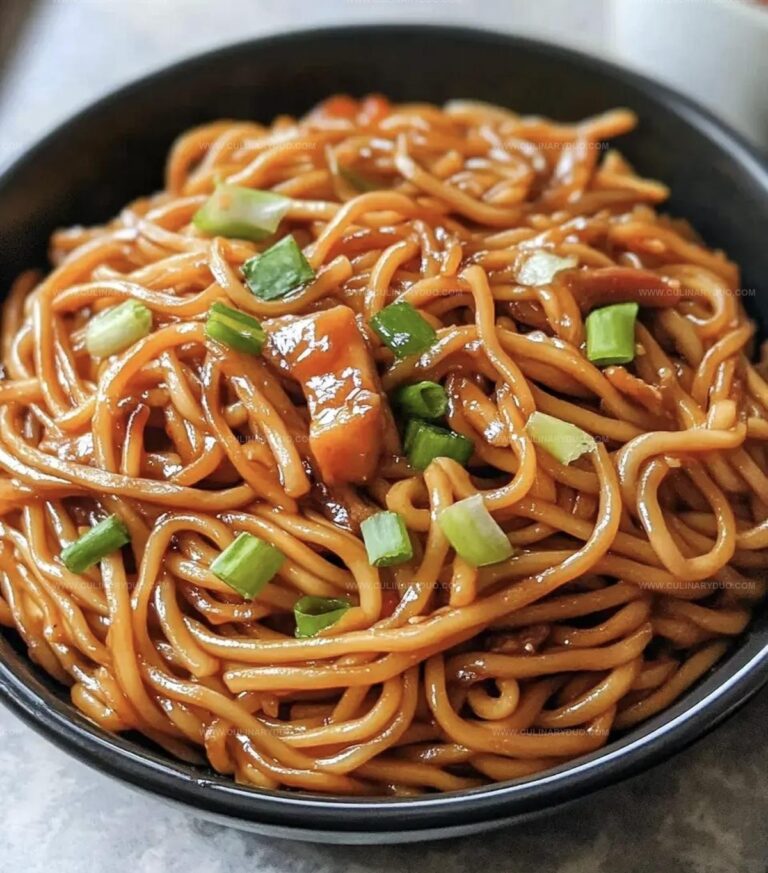 Shanghai Fried Noodles Recipe