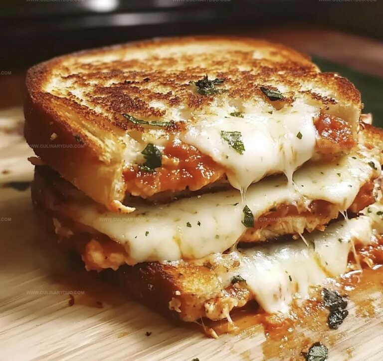 Lazy Chicken Parmesan Grilled Cheese Recipe