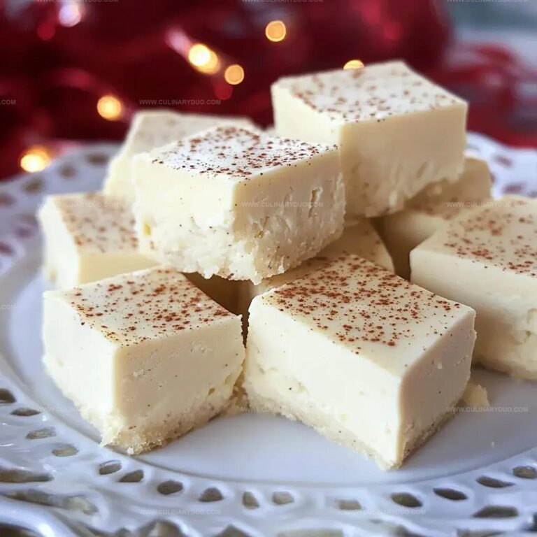 Eggnog Fudge Recipe