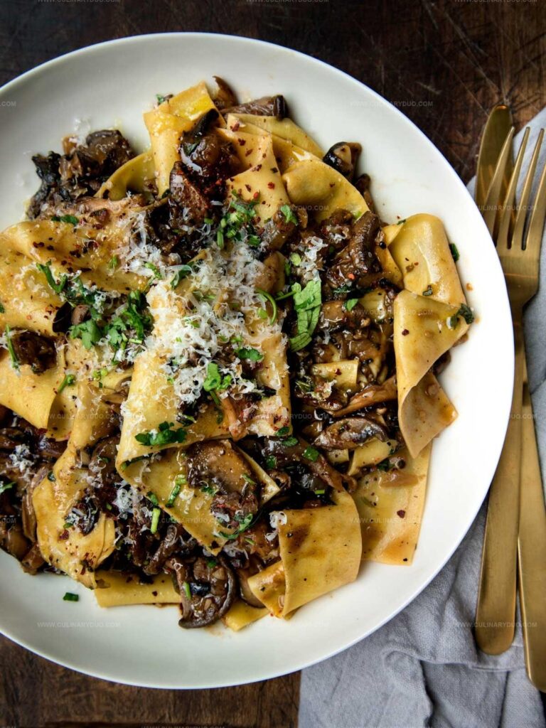 Pappardelle with Mixed Mushroom Ragu Recipe