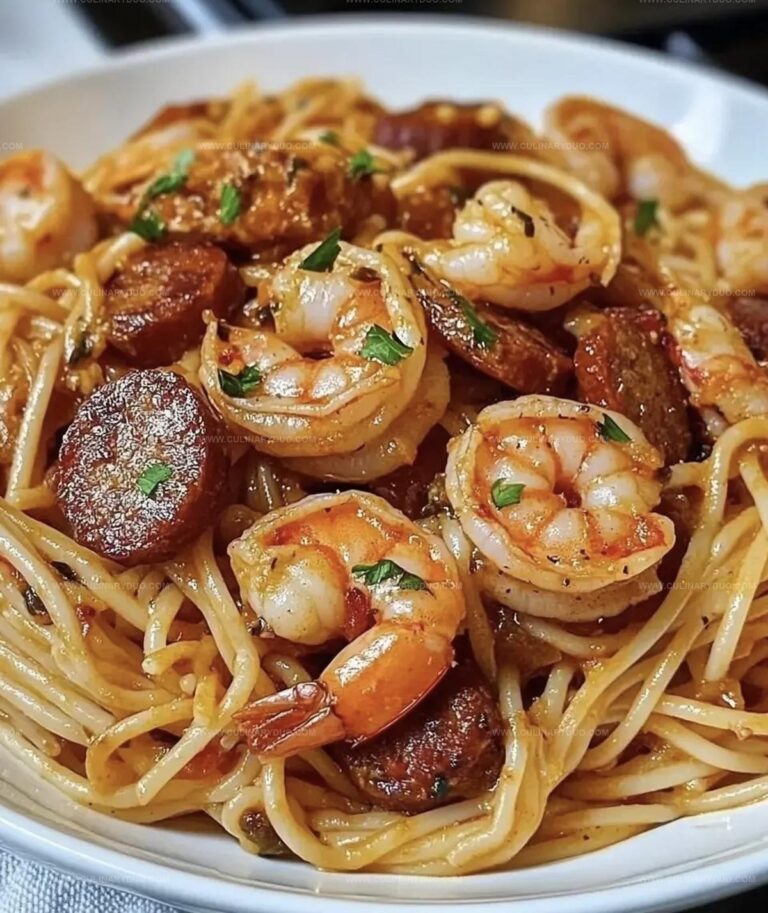 Cajun Shrimp Pasta Andouille Sausage Recipe
