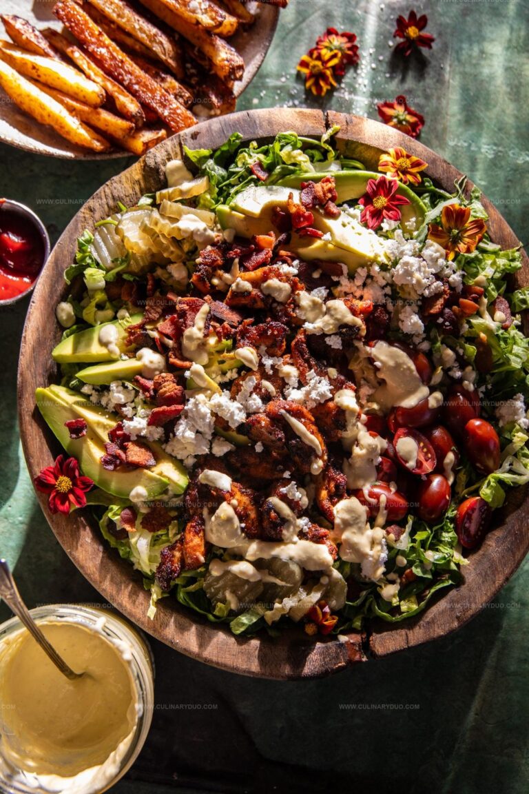 Avocado Bacon Chicken Salad with Jalapeno Honey Mustard Recipe