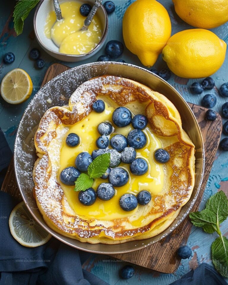 Lemon Curd and Blueberry Dutch Baby Recipe