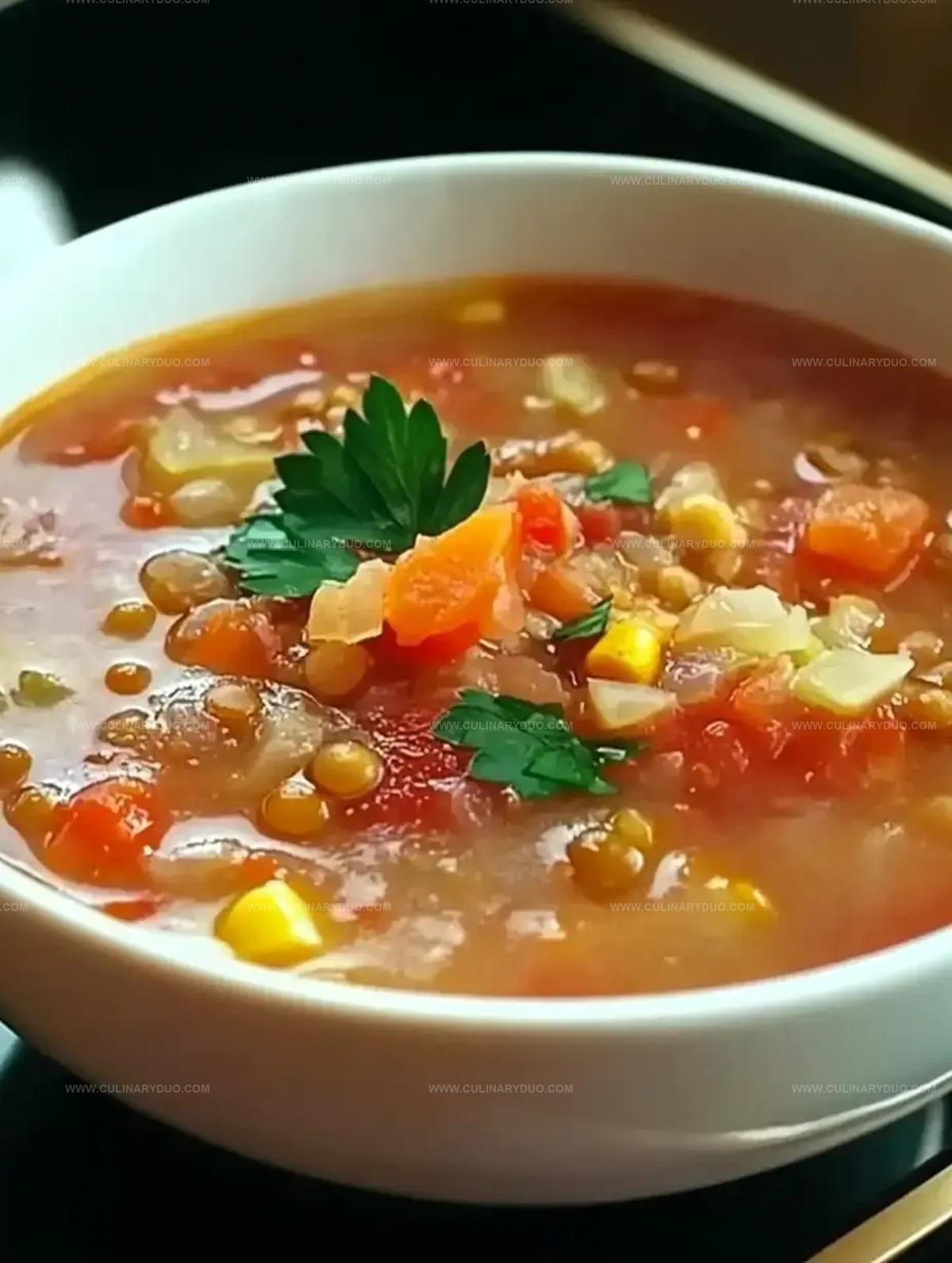 Winter Lentil Soup Recipe