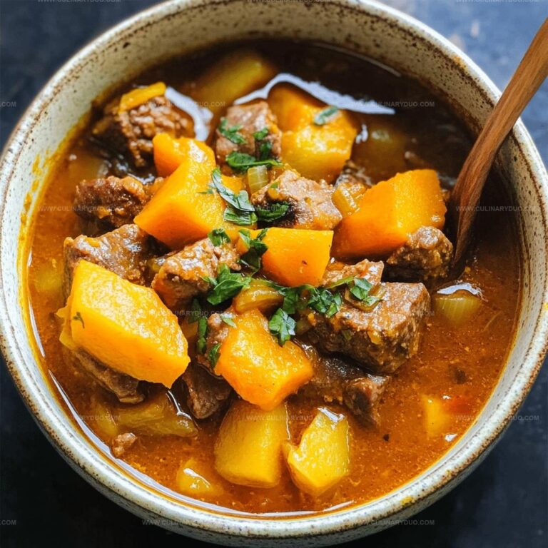 Beef Pumpkin Stew Recipe