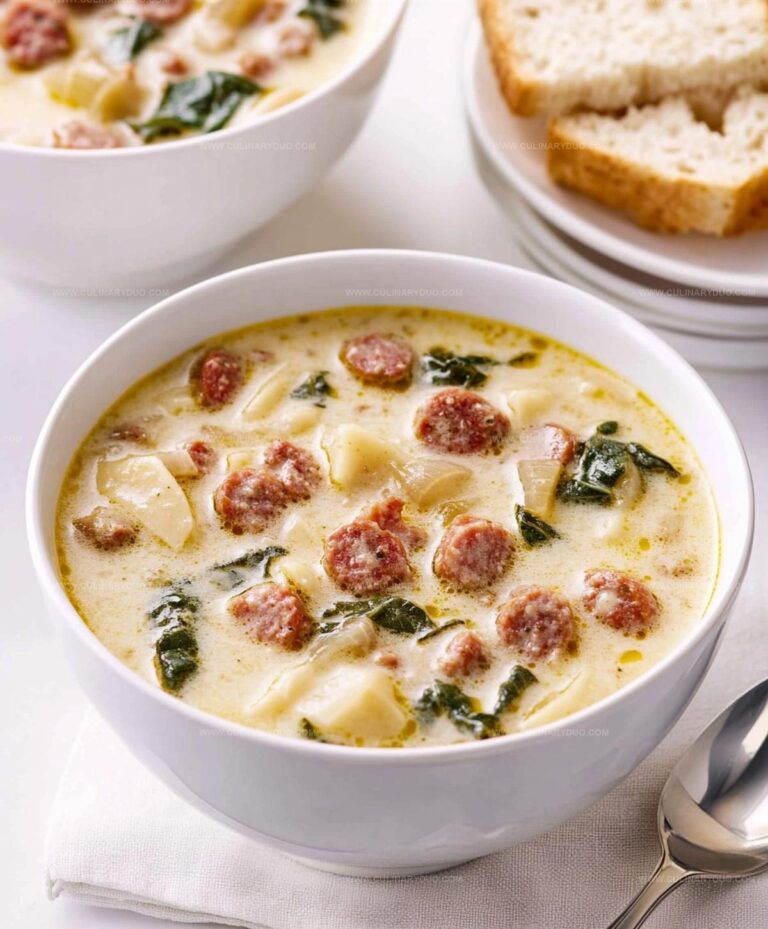Olive Garden Zuppa Toscana Soup With Turkey Sausage Recipe