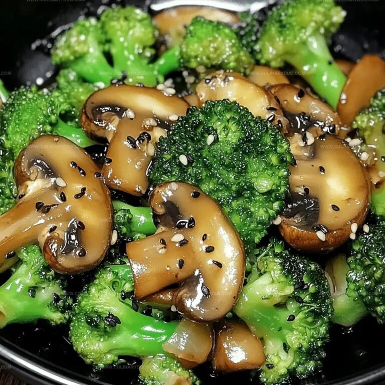 Broccoli And Mushroom Stir Fry Recipe