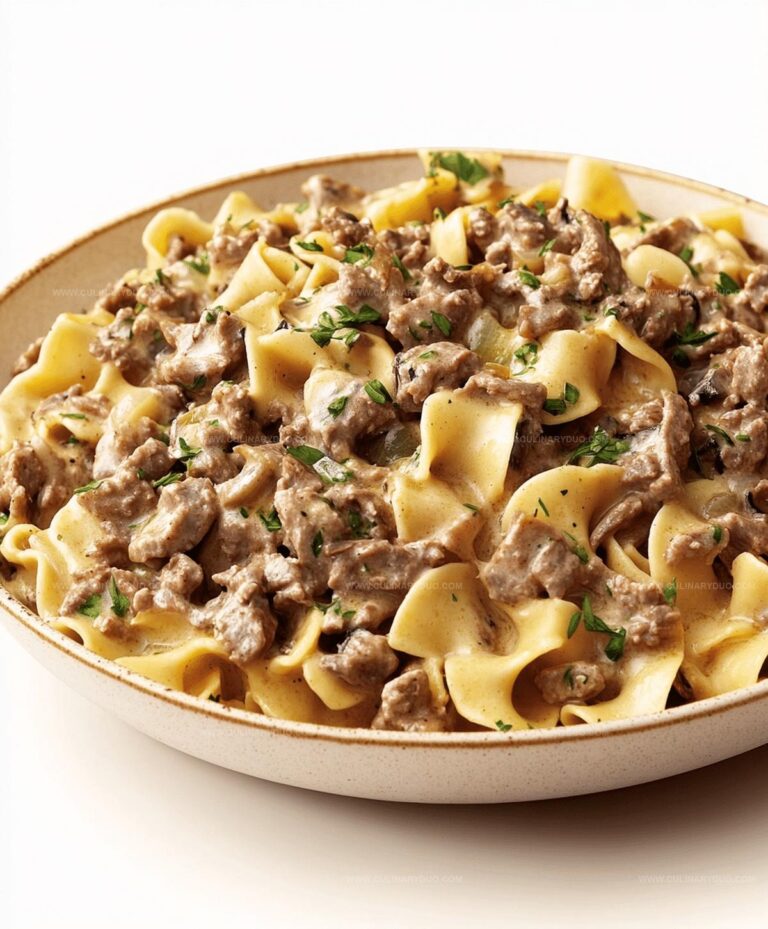 Ground Beef Stroganoff Recipe