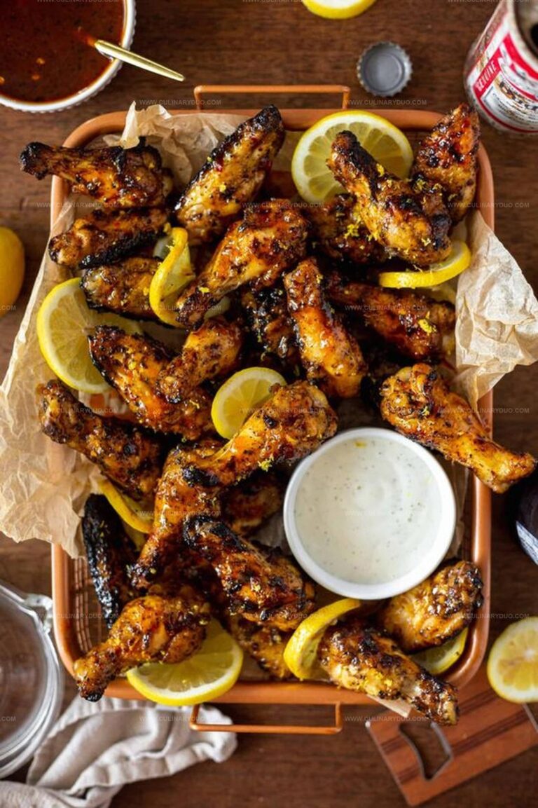 Hot Honey Lemon Pepper Wings Recipe
