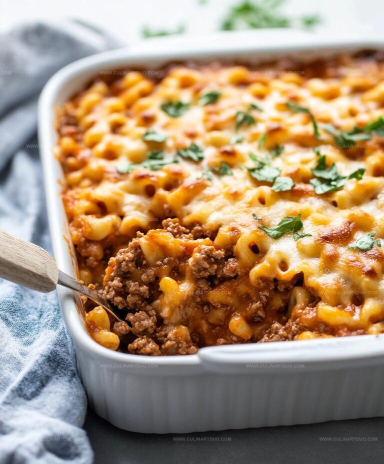 Simple Ground Beef Casserole Recipe
