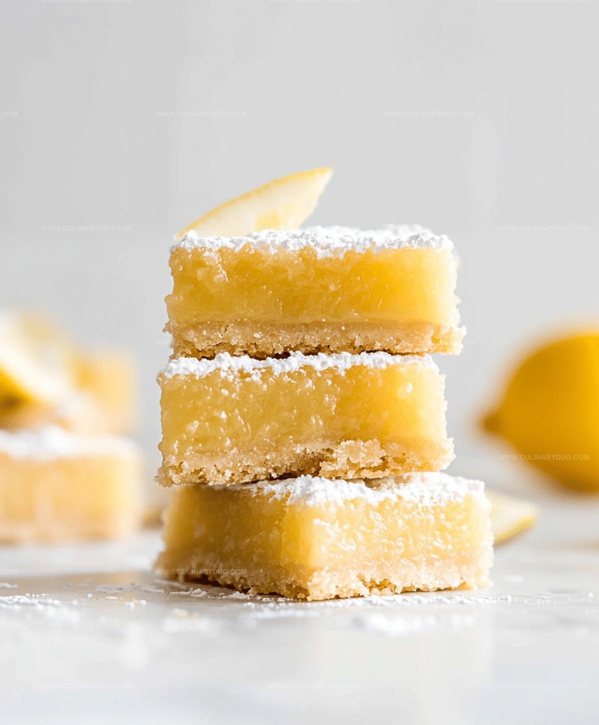 Lemon Bars With Shortbread Crust Recipe