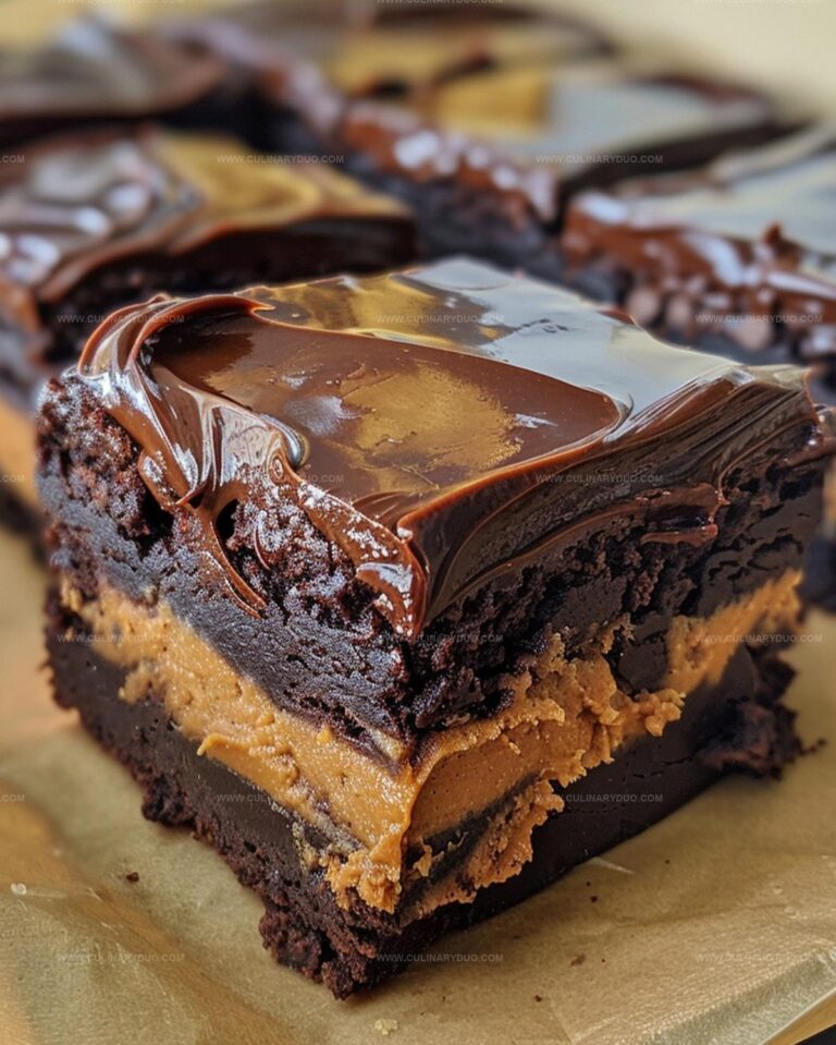 Chocolate Peanut Butter Brownie Bars Recipe