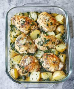 Garlic Parmesan Chicken And Potatoes Recipe