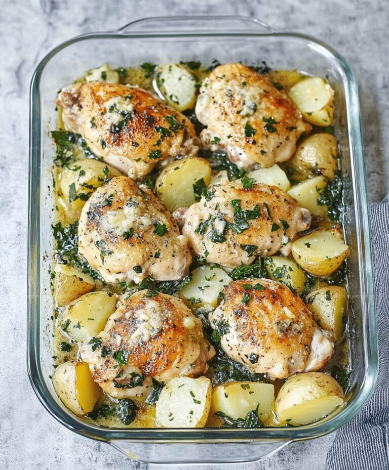 Garlic Parmesan Chicken And Potatoes Recipe