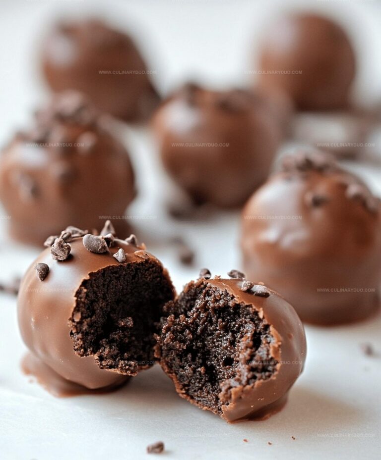 Easy Brownie Truffles Recipe