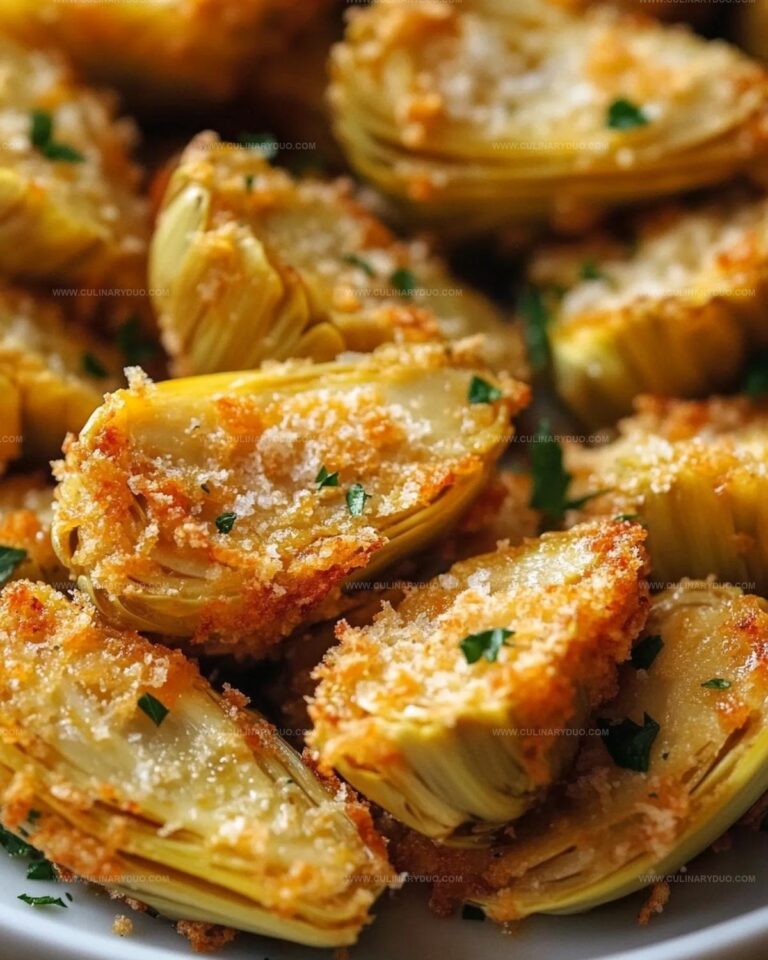 Crispy Parmesan Artichoke Hearts Recipe