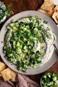 Whipped Feta Dip with Cucumber Salad Recipe