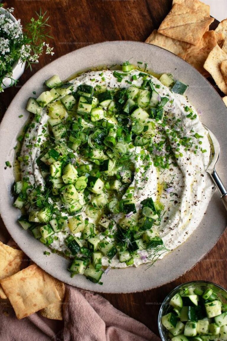Whipped Feta Dip with Cucumber Salad Recipe