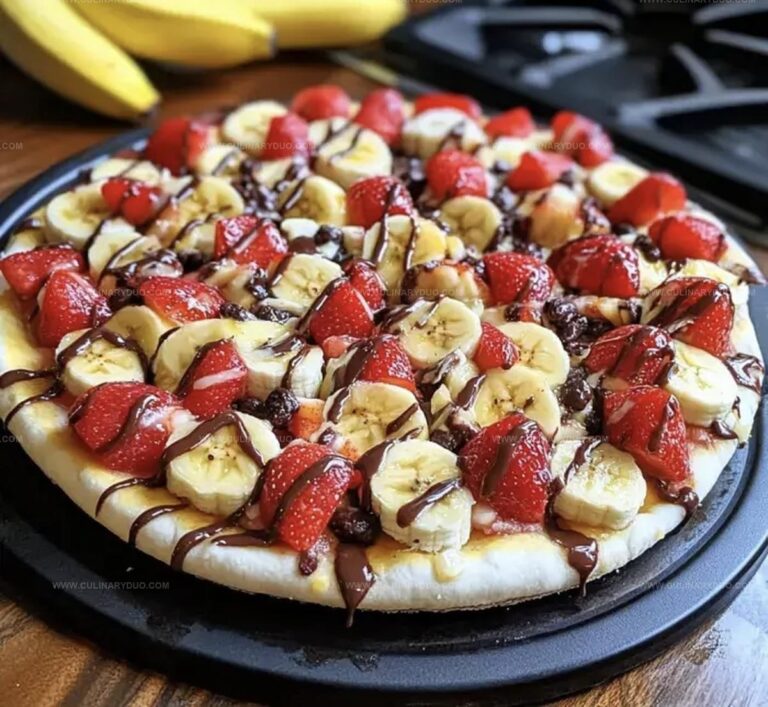 Banana Split Fruit Pizza Recipe