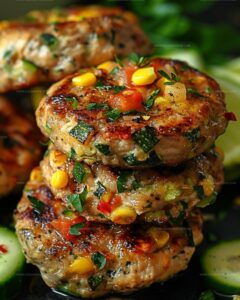 Mediterranean Chicken Burgers with a zesty Greek Yogurt Sauce Recipe