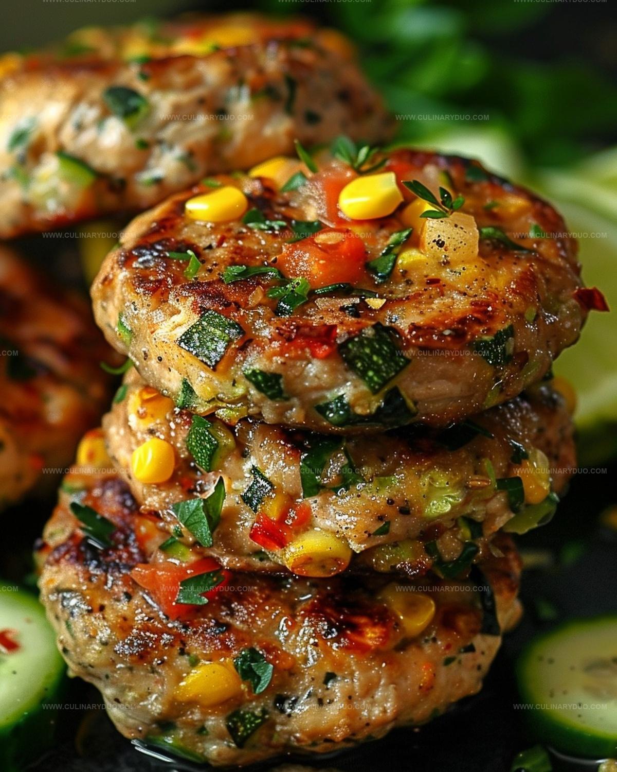Mediterranean Chicken Burgers with a zesty Greek Yogurt Sauce Recipe