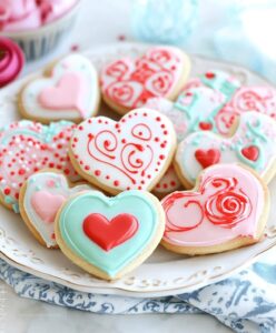 How To Decorate Simple Valentines Day Cookies With Royal Icing Recipe
