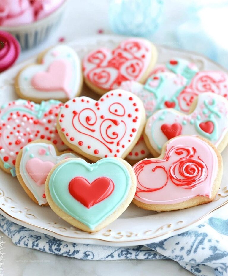 How To Decorate Simple Valentines Day Cookies With Royal Icing Recipe