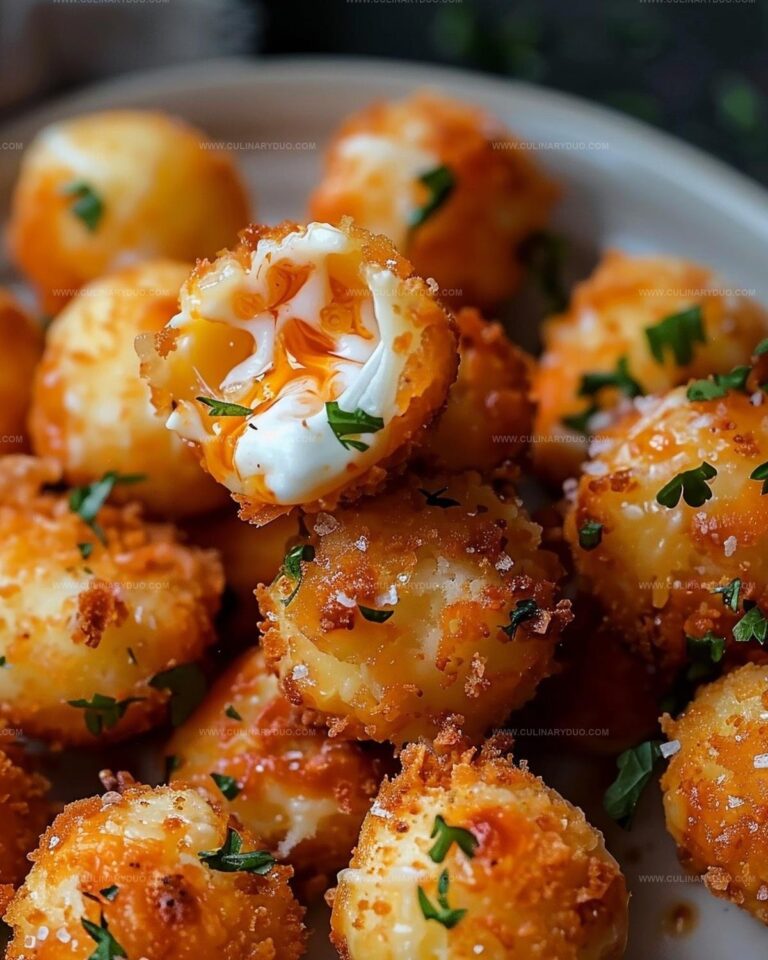 Golden Crunchy Cheese Nuggets Recipe