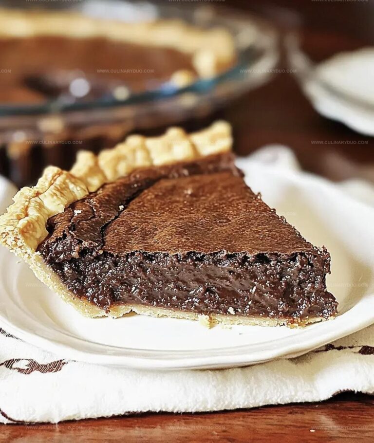 Chocolate Crack Pie Recipe