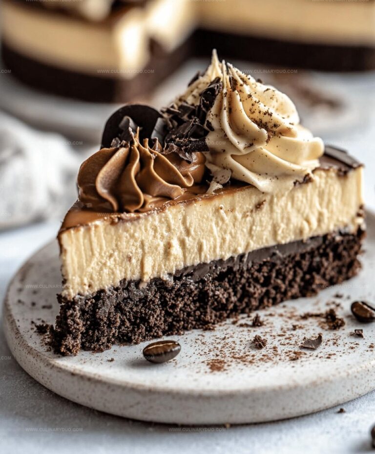 Coffee Brownie Cheesecake Recipe