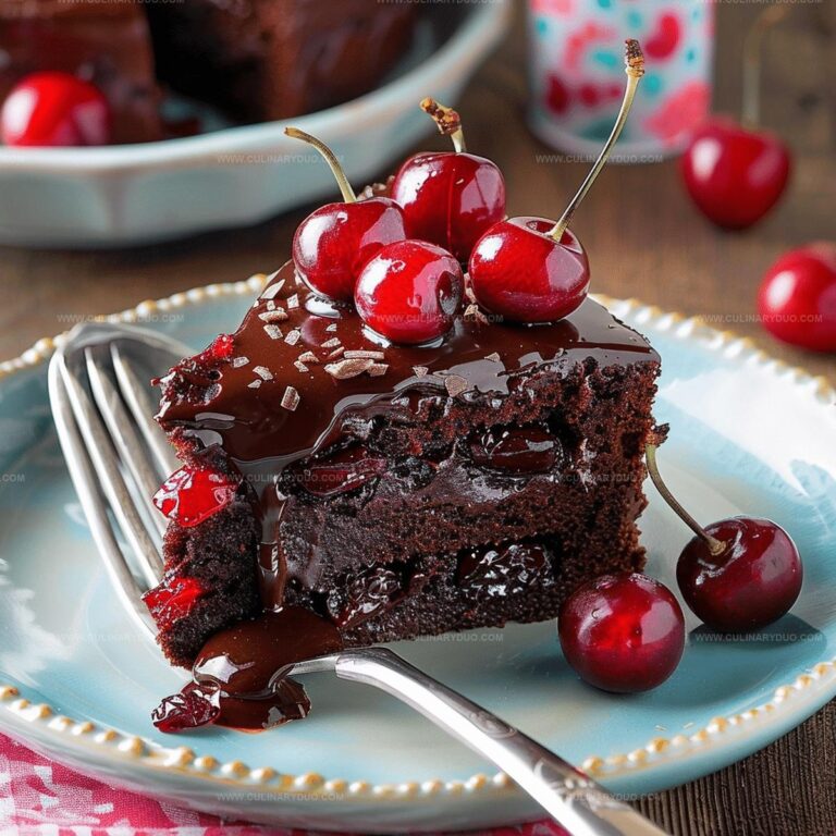 Chocolate Cherry Cake Recipe