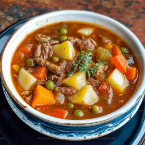 Old-fashioned Vegetable Beef Soup Recipe