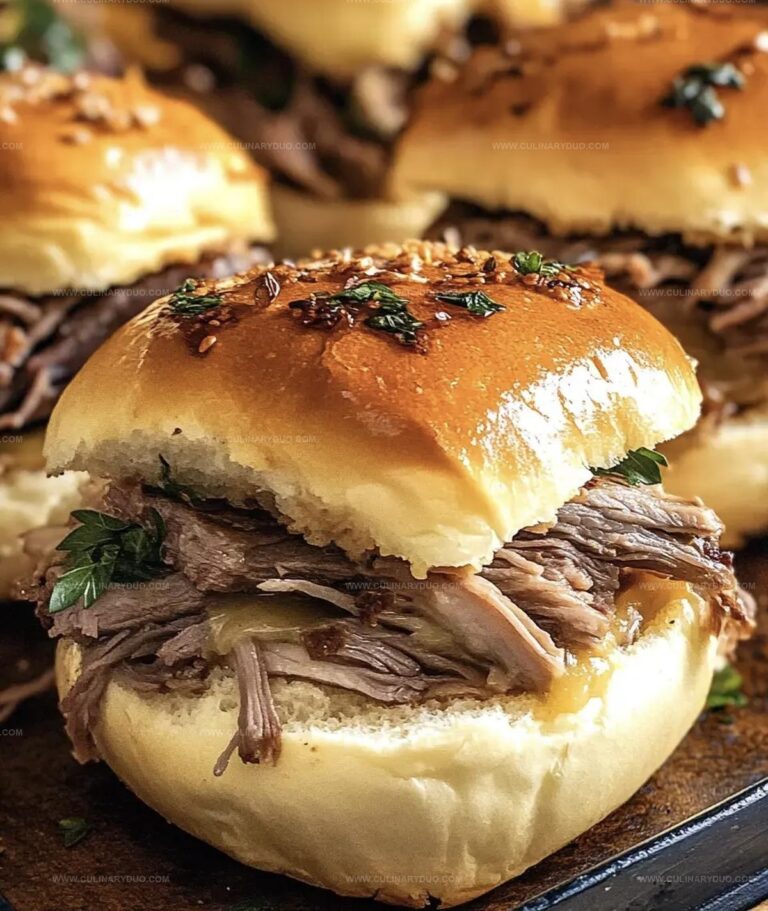 French Dip Sliders Recipe