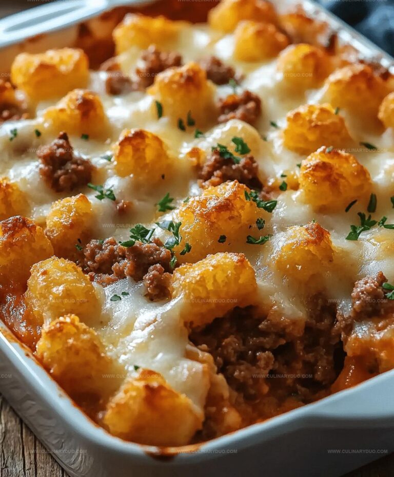 Tater Tot Casserole With Ground Beef Recipe