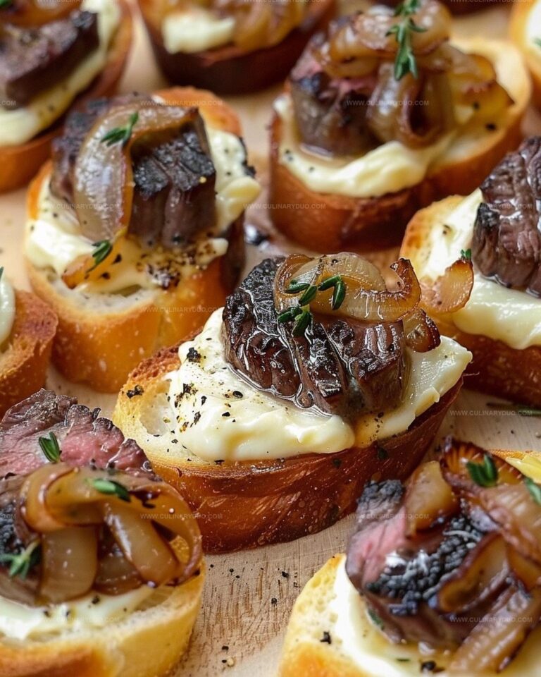 Gourmet Steak Crostini Bites Recipe