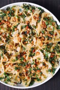 Basil Pasta with Lemon Garlic Butter Sauce Recipe