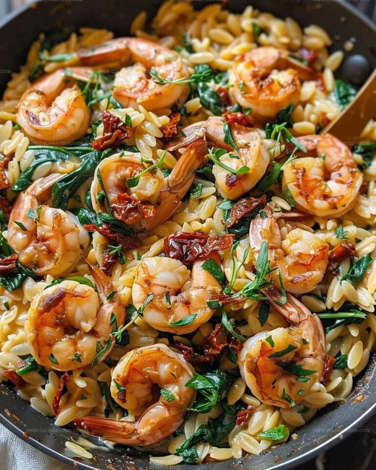 Creamy Shrimp with Orzo Recipe