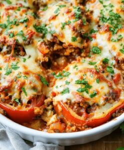 Pioneer Woman Stuffed Pepper Casserole Recipe