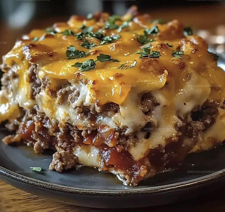 Cheesy Loaded Meatloaf Casserole Recipe